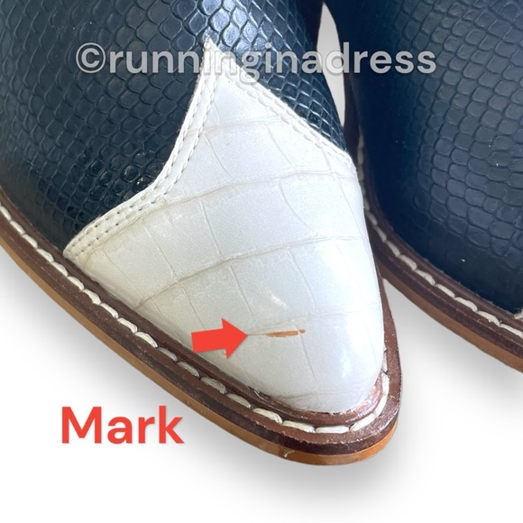 NWOB Flawed ARider Eden Western Inspired Crocodile Embossed Cow Print Boot 7 - Picture 15 of 16